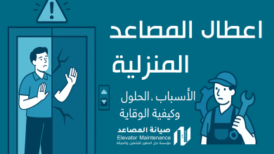 أعطال المصاعد المنزلية
