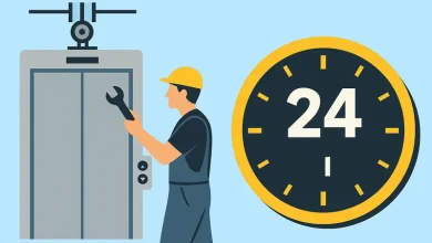 اصلاح المصاعد على مدار الساعة خدمة سريعة وآمنة